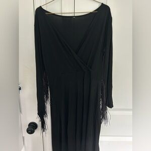 Cowboy Black Fringe Dress